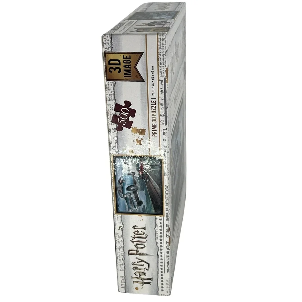 Prime 3D Harry Potter 500 Piece Jigsaw Puzzle 24x18in Multicolor Wizarding World